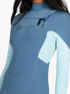 Fashion A Series Ecoprene 3/2 Chest Zip Long Sleeve Steamer Wetsuit Womens Wetsuits
