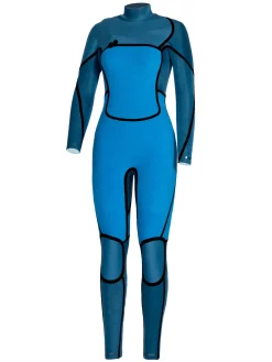 Fashion A Series Ecoprene 3/2 Chest Zip Long Sleeve Steamer Wetsuit Womens Wetsuits