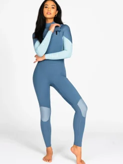 Fashion A Series Ecoprene 3/2 Chest Zip Long Sleeve Steamer Wetsuit Womens Wetsuits