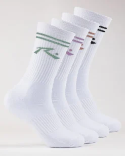 New All Day Mid Calf 4-Sock Pack Womens Socks