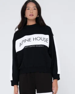 Online Alpine House Oversize Crew Neck Fleece Womens Hoodies & Fleece