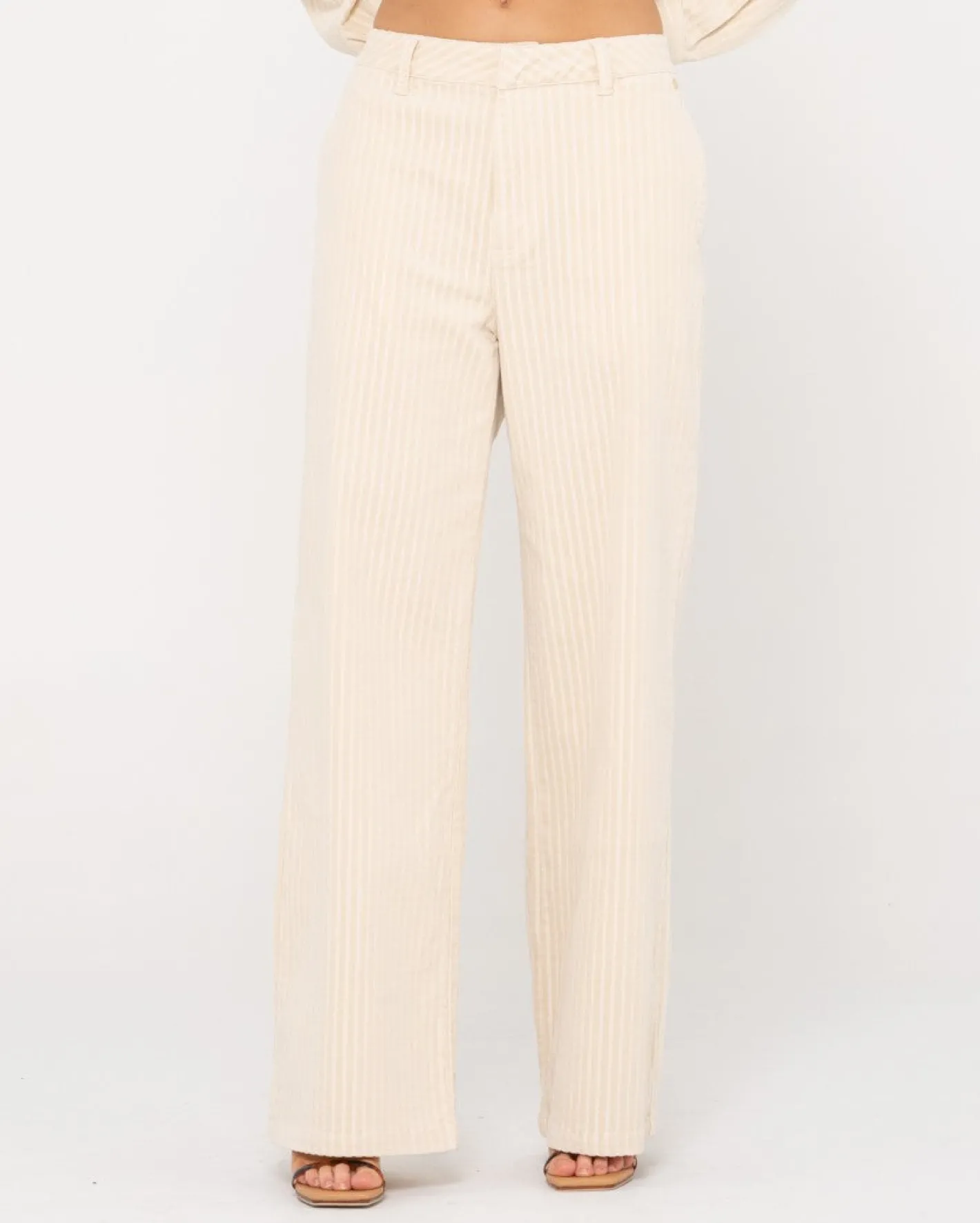New Amanda High Waisted Wide Leg Cord Pant Womens Pants