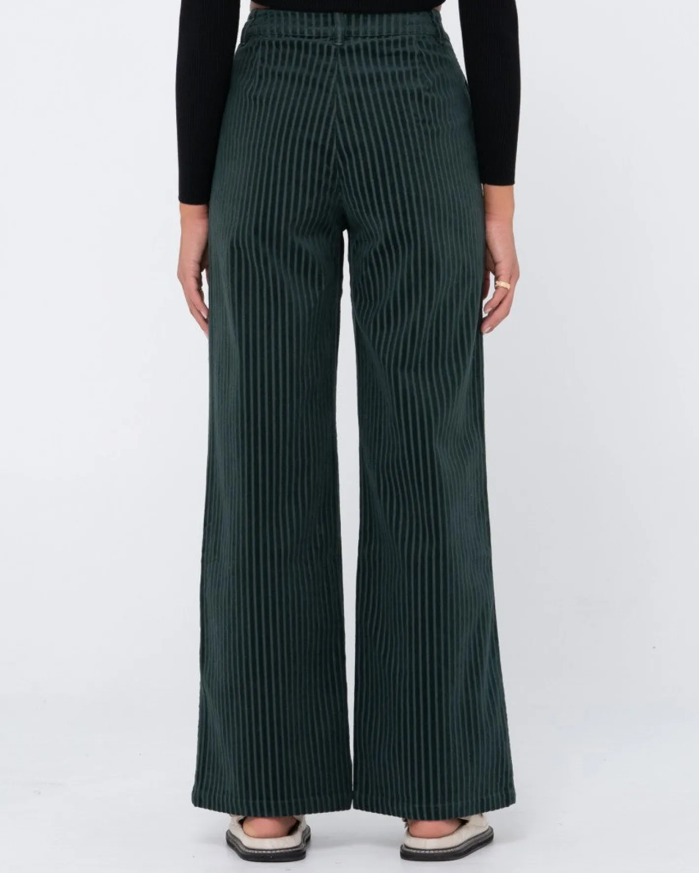 Shop Amanda High Waisted Wide Leg Cord Pant Womens Pants
