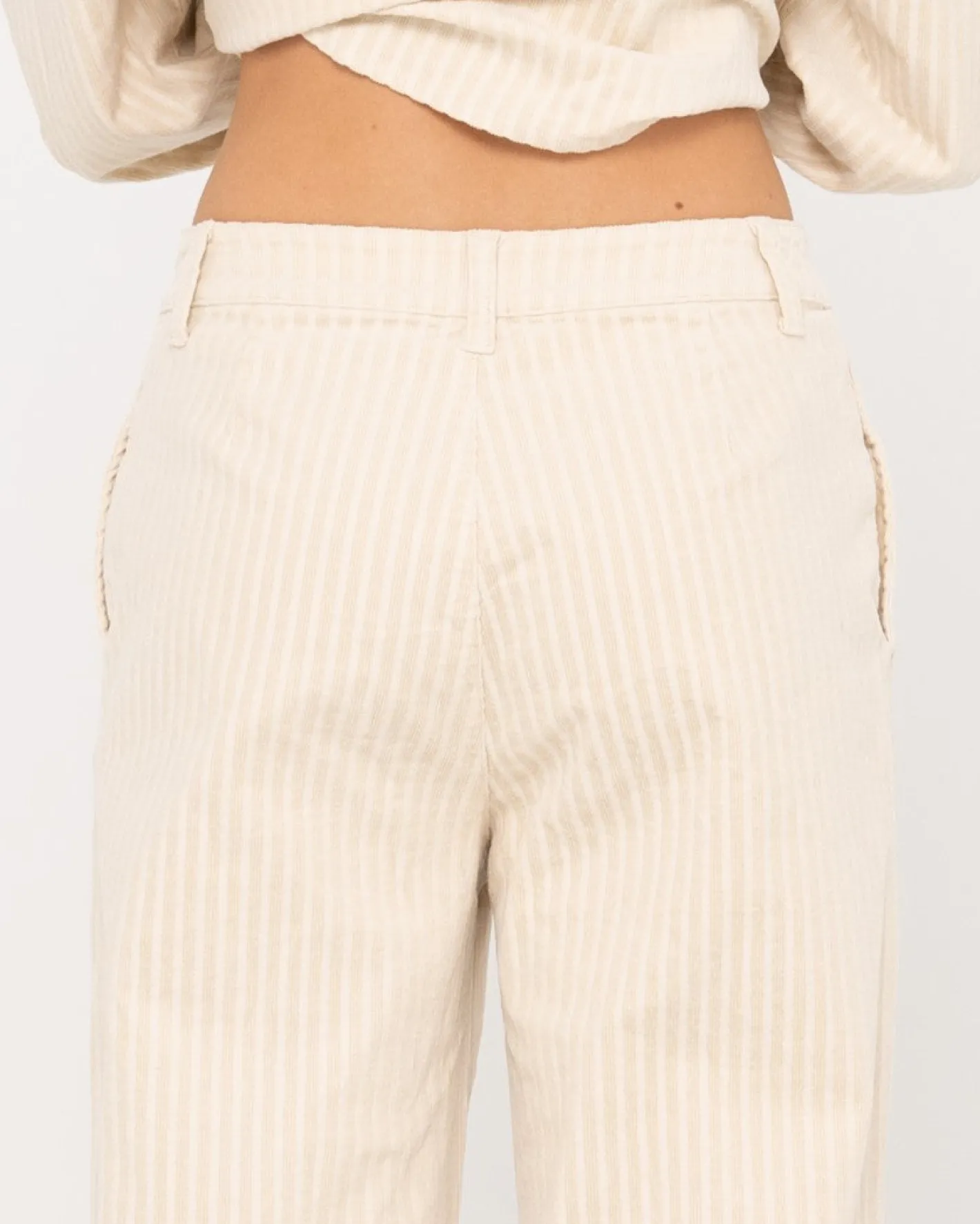 New Amanda High Waisted Wide Leg Cord Pant Womens Pants