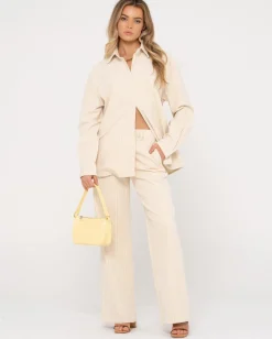 New Amanda High Waisted Wide Leg Cord Pant Womens Pants
