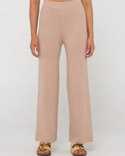 Online Amelia High Waisted Wide Leg Knit Pant Womens Pants