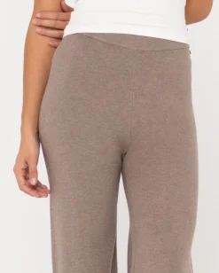 Cheap Amelia High Waisted Wide Leg Knit Pant Womens Pants