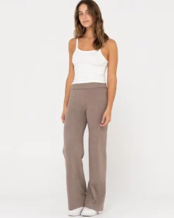Cheap Amelia High Waisted Wide Leg Knit Pant Womens Pants