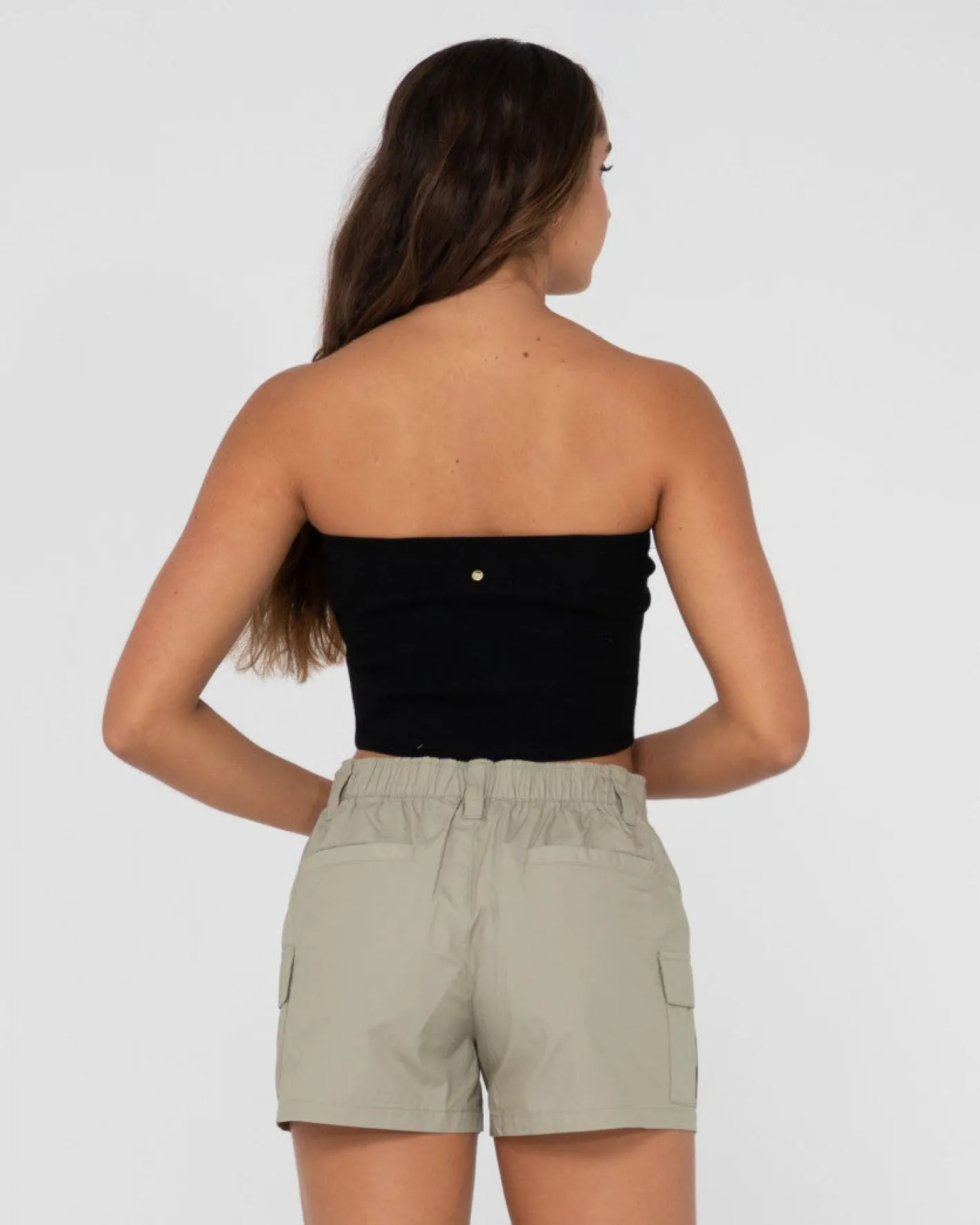 Discount Amelia Strapless Knit Crop Top Womens Fashion Tops