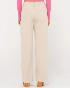 Store Archer Mid Rise Wide Leg Jean Womens Pants