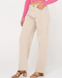 Store Archer Mid Rise Wide Leg Jean Womens Pants