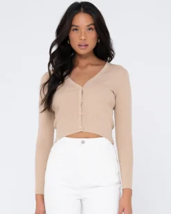 Flash Sale Avalon Long Sleeve Cardigan Knit Top Womens Fashion Tops