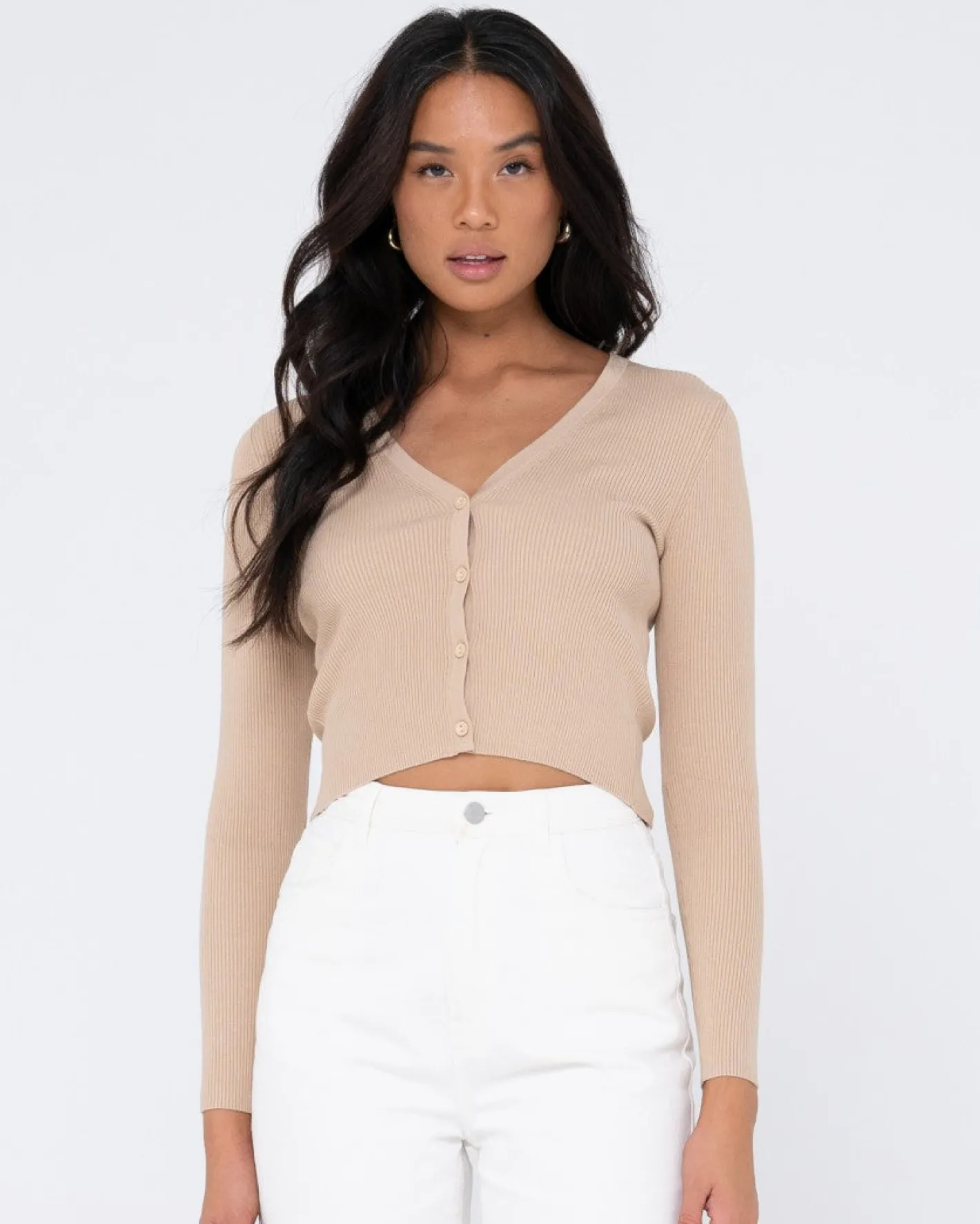 Flash Sale Avalon Long Sleeve Cardigan Knit Top Womens Fashion Tops