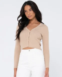 Flash Sale Avalon Long Sleeve Cardigan Knit Top Womens Fashion Tops