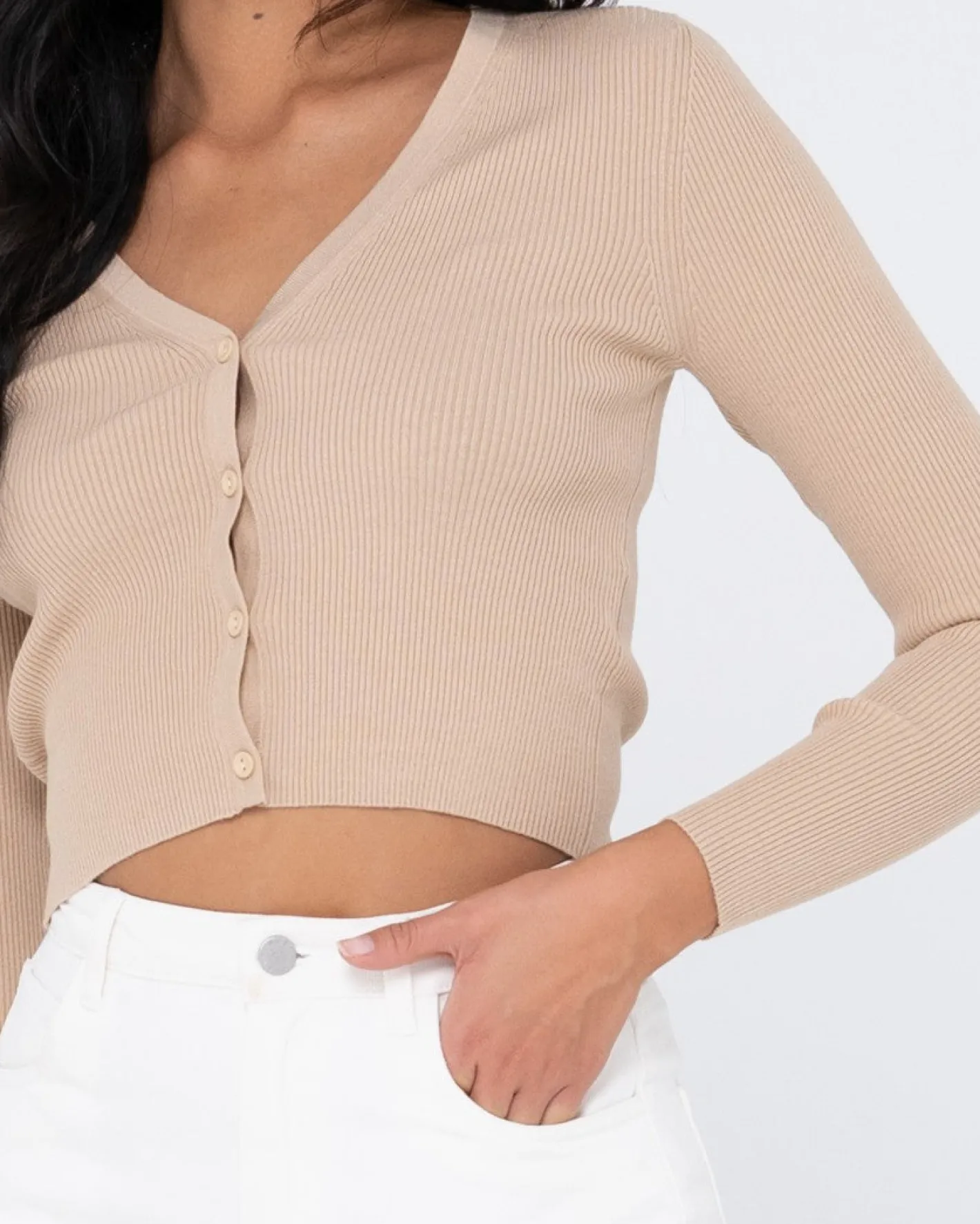 Flash Sale Avalon Long Sleeve Cardigan Knit Top Womens Fashion Tops