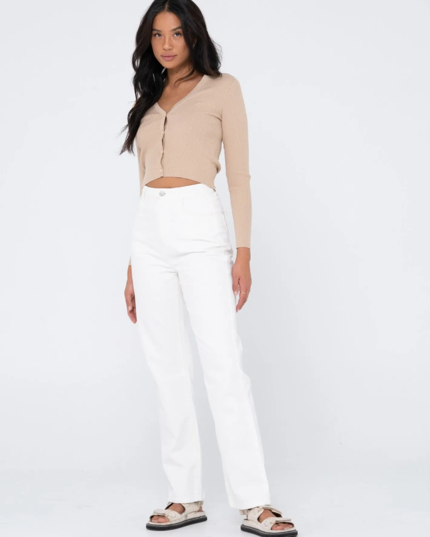 Flash Sale Avalon Long Sleeve Cardigan Knit Top Womens Fashion Tops
