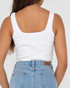 Store 1985 Baby Graphic Crop Tank Top Womens Tees & Tanks