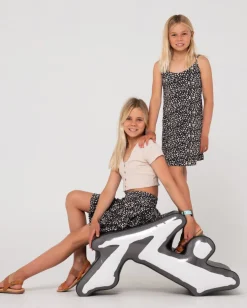 Hot Balnear Floral Printed Mini Skirt Girls Kids Bottoms