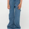 Sale Billie Low Denim Carpenter Pant Girls Kids Bottoms