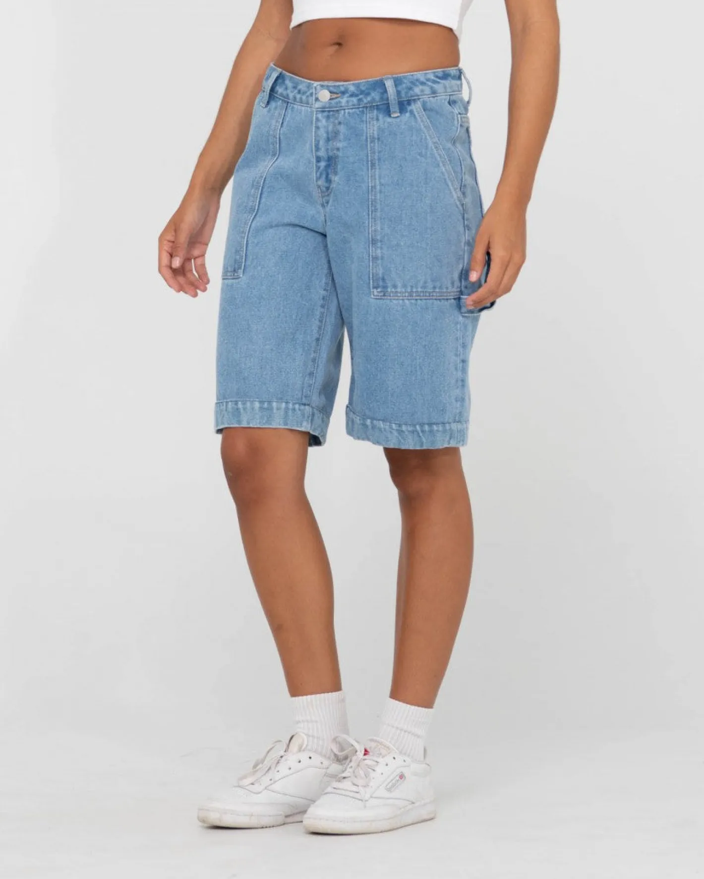 New Billie Low Rise Carpenter Jort Womens Shorts
