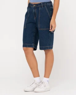 Best Billie Low Rise Carpenter Jort Womens Denim