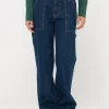 Sale Billie Low Rise Denim Carpenter Jean Womens Denim