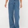 Hot Billie Low Rise Denim Carpenter Jean Womens Pants