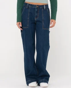Shop Billie Low Rise Denim Carpenter Jean Womens Pants
