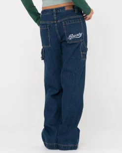 Sale Billie Low Rise Denim Carpenter Jean Womens Denim