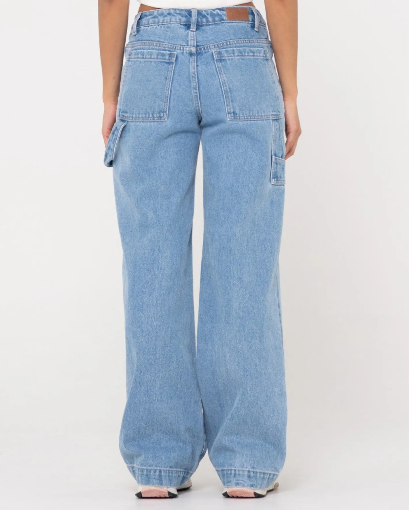 Hot Billie Low Rise Denim Carpenter Jean Womens Pants