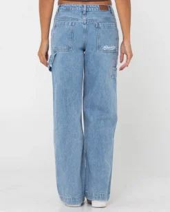 Cheap Billie Low Rise Denim Carpenter Jean Womens Denim
