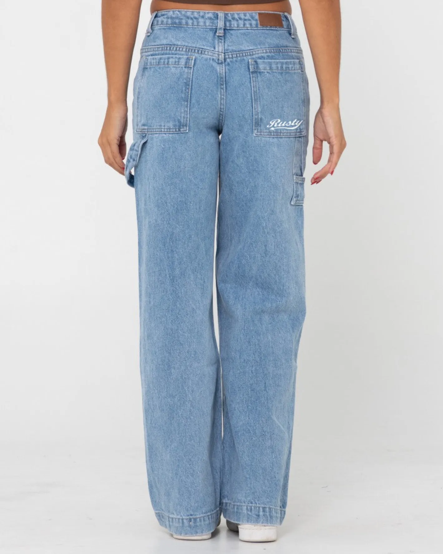 Cheap Billie Low Rise Denim Carpenter Jean Womens Denim