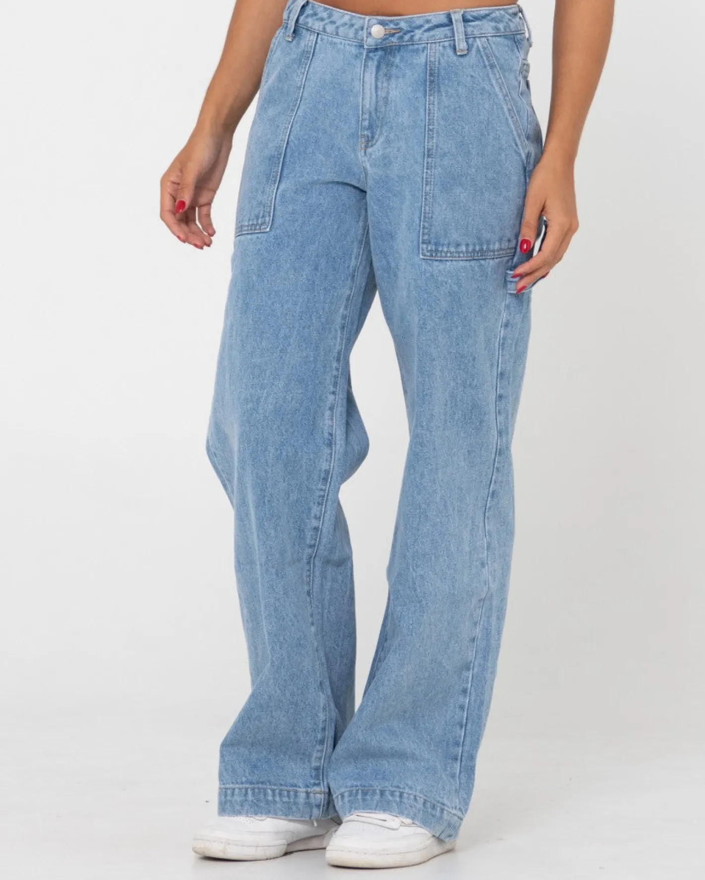 Cheap Billie Low Rise Denim Carpenter Jean Womens Denim