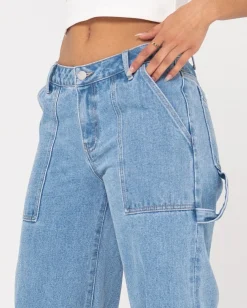 Hot Billie Low Rise Denim Carpenter Jean Womens Pants
