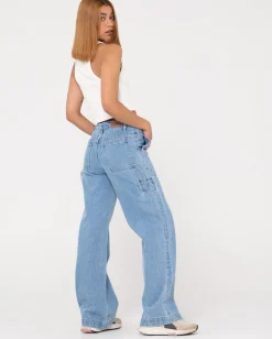 Hot Billie Low Rise Denim Carpenter Jean Womens Pants