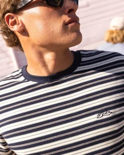 Cheap Biscuits Striped Short Sleeve Tee Mens Tees