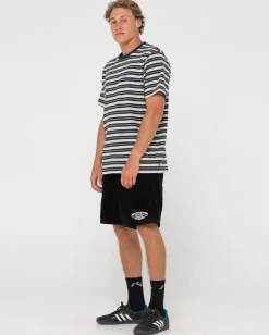 Cheap Biscuits Striped Short Sleeve Tee Mens Tees
