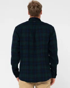 Store Black Watch Long Sleeve Flannel Shirt Mens Shirts