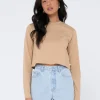 Shop Blanks Long Sleeve Baby Tee Womens Tees & Tanks