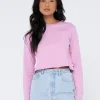 Store Blanks Long Sleeve Baby Tee Womens Tees & Tanks