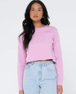 Store Blanks Long Sleeve Baby Tee Womens Tees & Tanks
