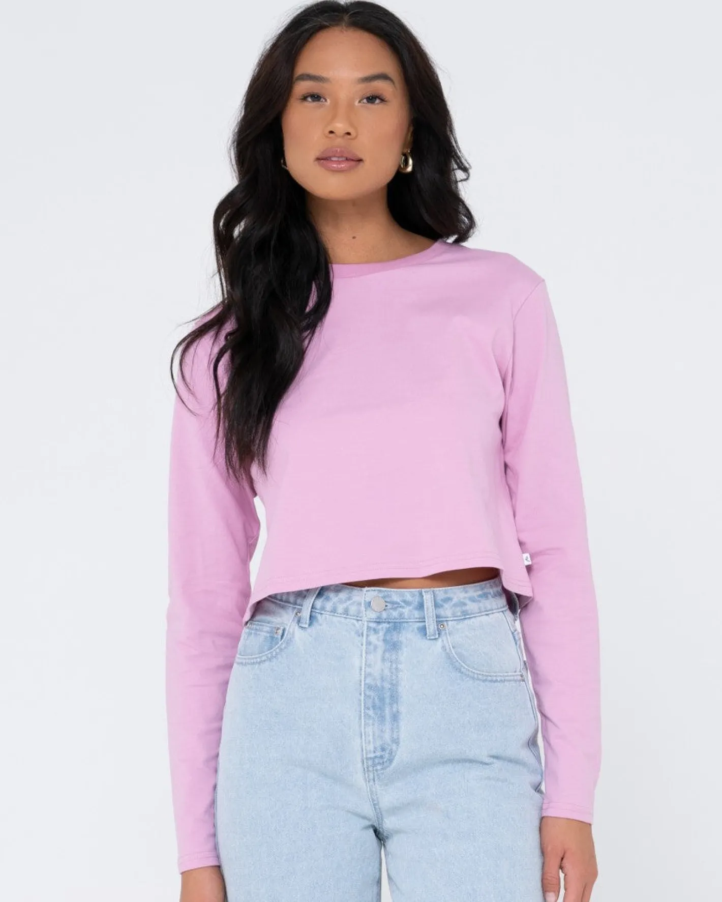 Store Blanks Long Sleeve Baby Tee Womens Tees & Tanks