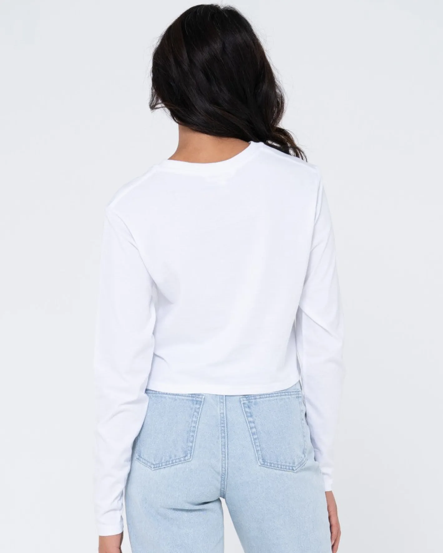 New Blanks Long Sleeve Baby Tee Womens Basics From 2 For $50*