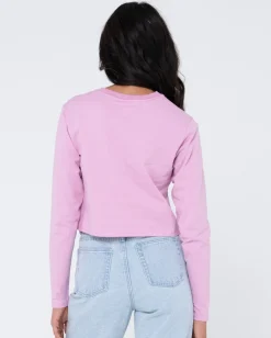 Best Blanks Long Sleeve Baby Tee Womens Basics From 2 For $50*