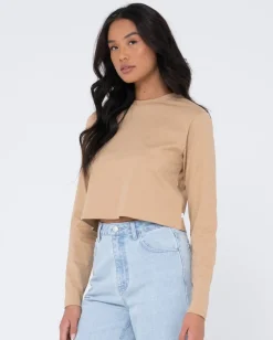 Shop Blanks Long Sleeve Baby Tee Womens Tees & Tanks