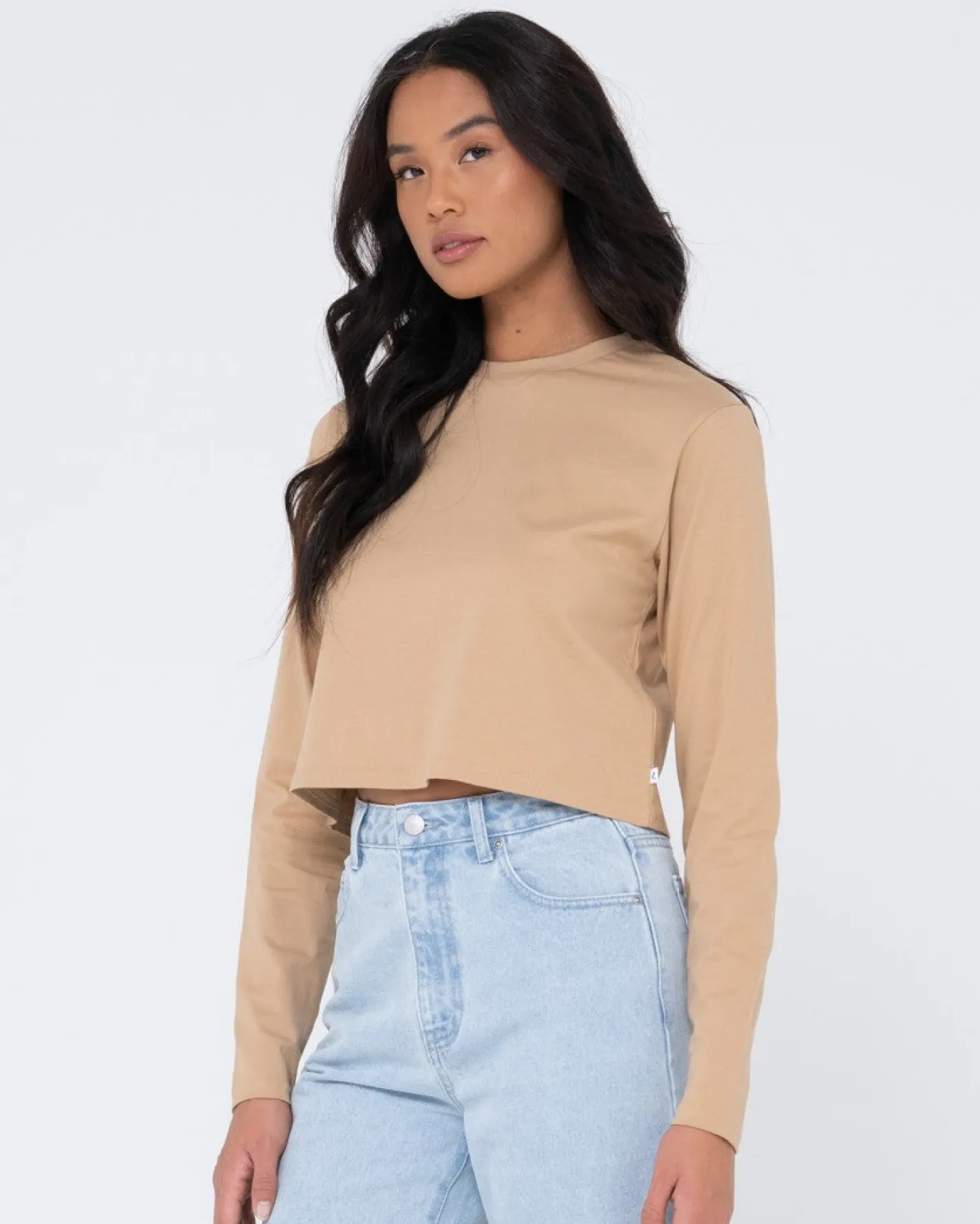 Shop Blanks Long Sleeve Baby Tee Womens Tees & Tanks