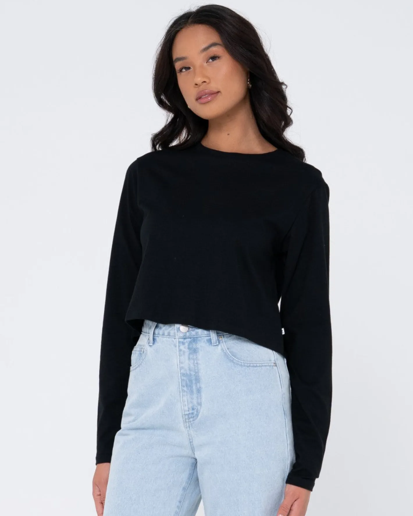 Store Blanks Long Sleeve Baby Tee Womens Tees & Tanks