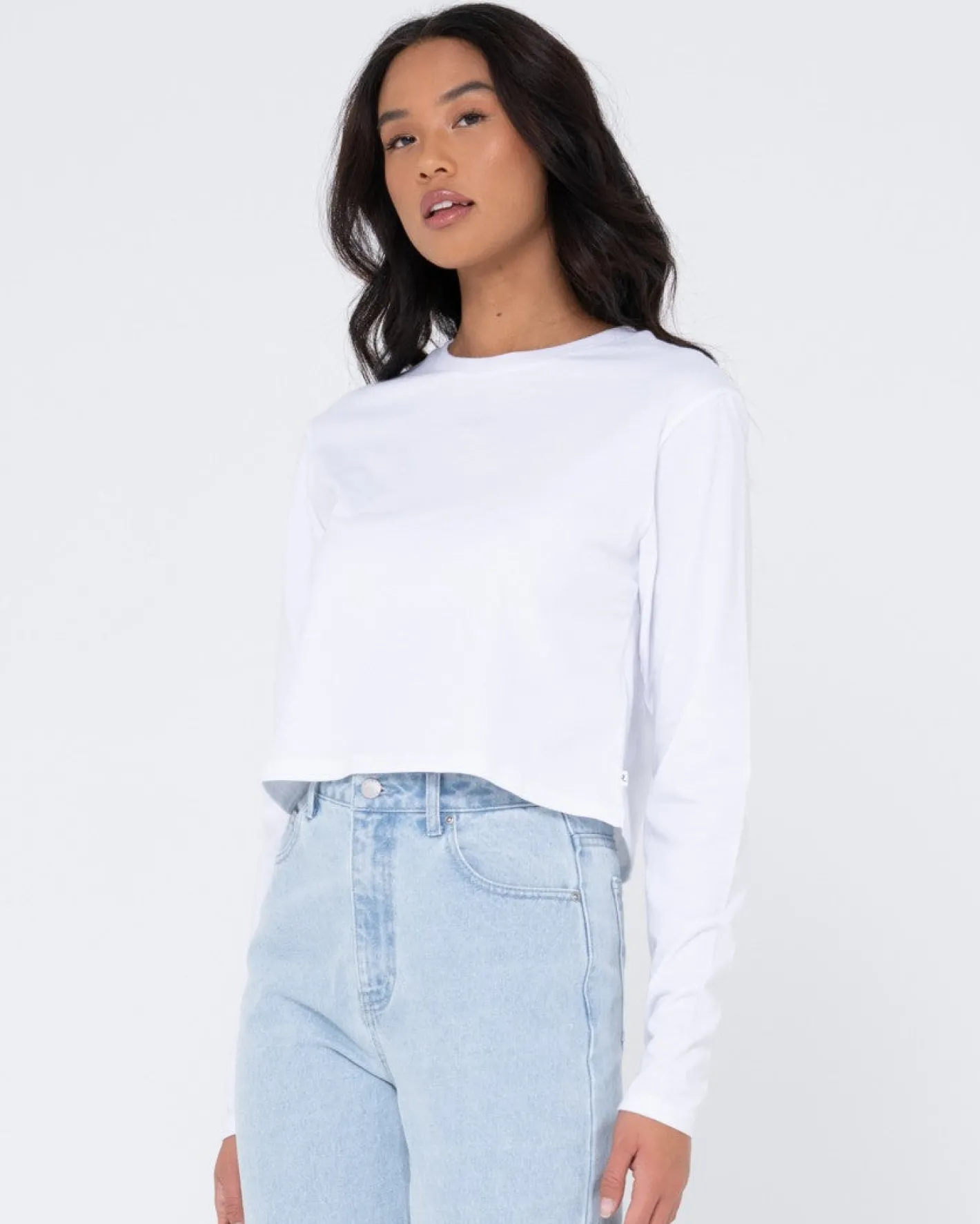 Clearance Blanks Long Sleeve Baby Tee Womens Tees & Tanks