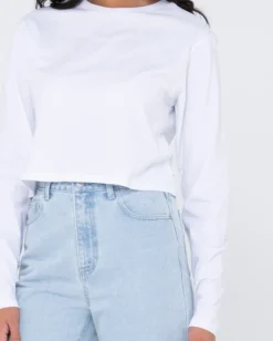 New Blanks Long Sleeve Baby Tee Womens Basics From 2 For $50*