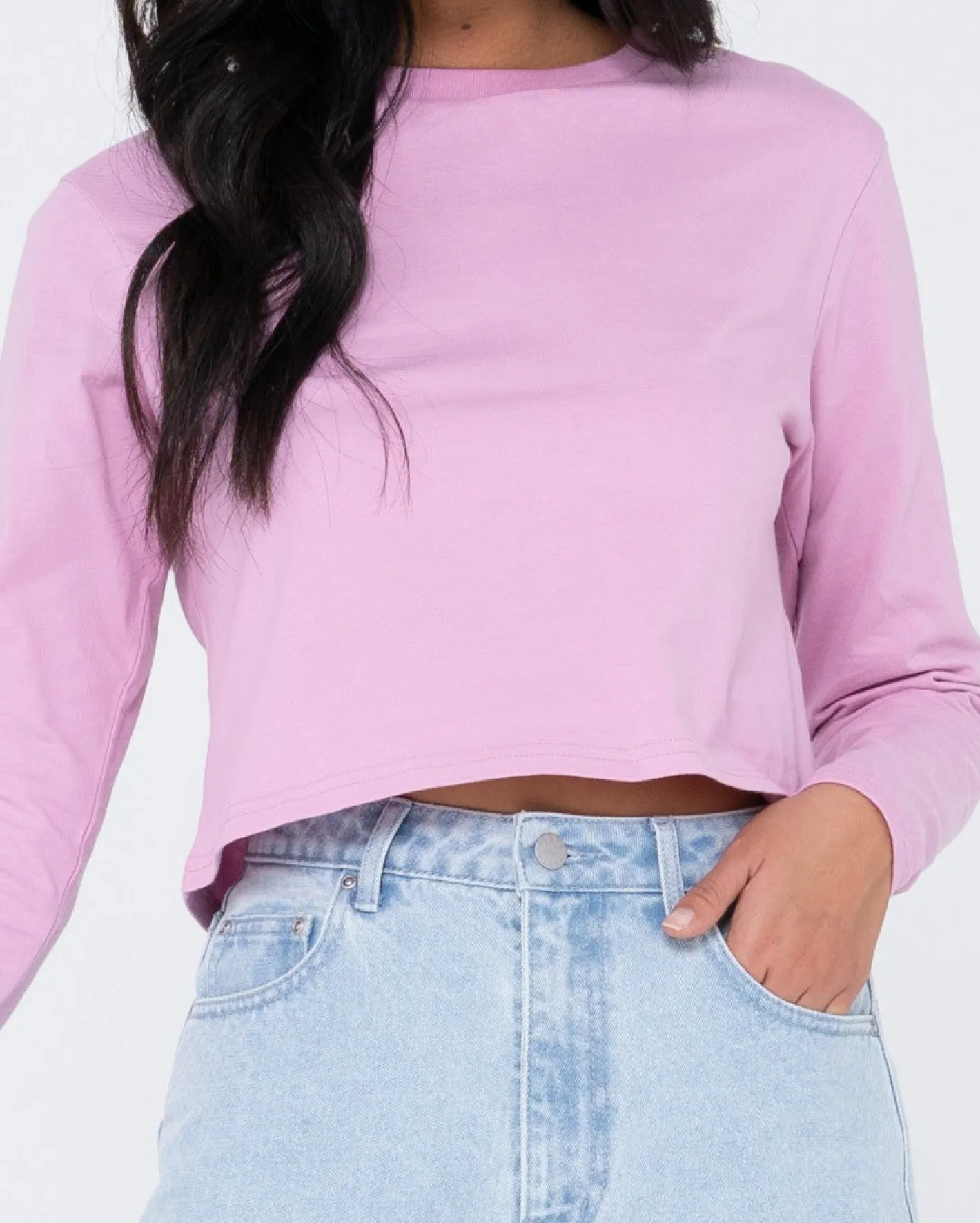 Best Blanks Long Sleeve Baby Tee Womens Basics From 2 For $50*